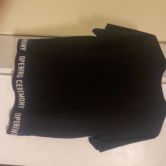 Opening ceremony black tee (branded elastic) , US M - Picture 2 of 3